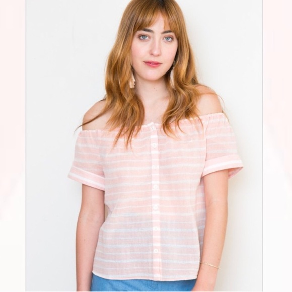 MARA HOFFMAN // Stripe Top - Picture 2 of 3